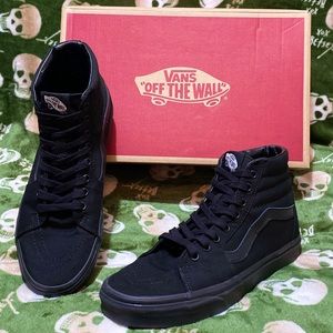 VANS Sk8-hi Black/Black/Black US Men’s 8.5 US Women’s 10